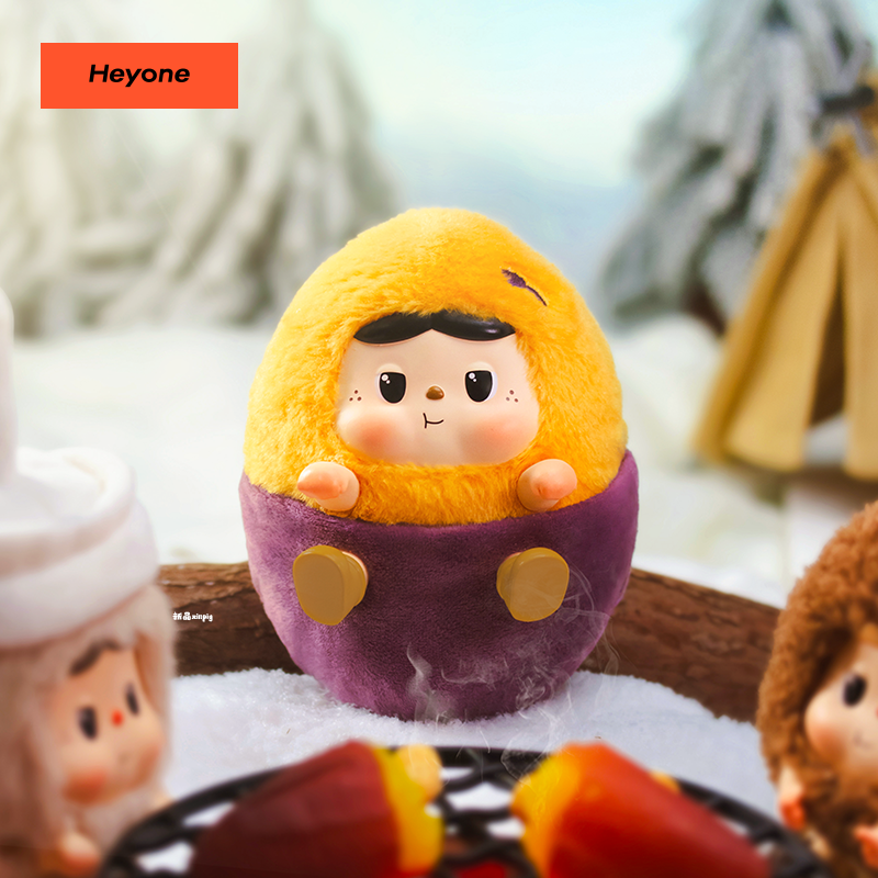 Warm BAOBAO Fireside Tea Party series Vinyl PlushKey Chain