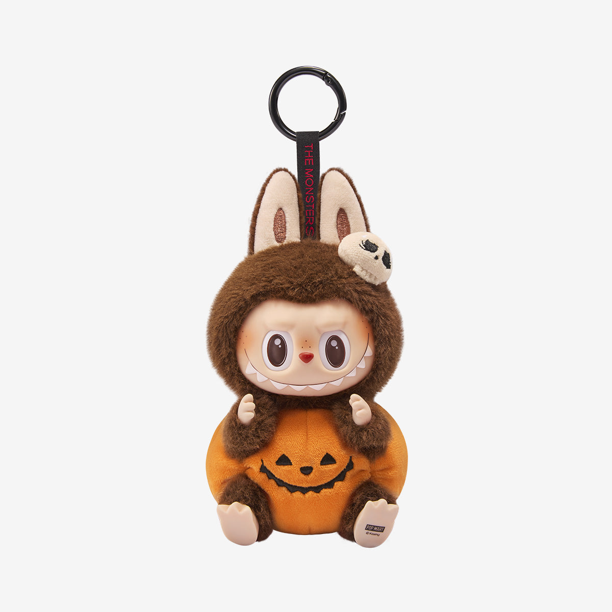 THE MONSTERS Happy Halloween Party Series-Sitting Pumpkin Vinyl Plush Pendant