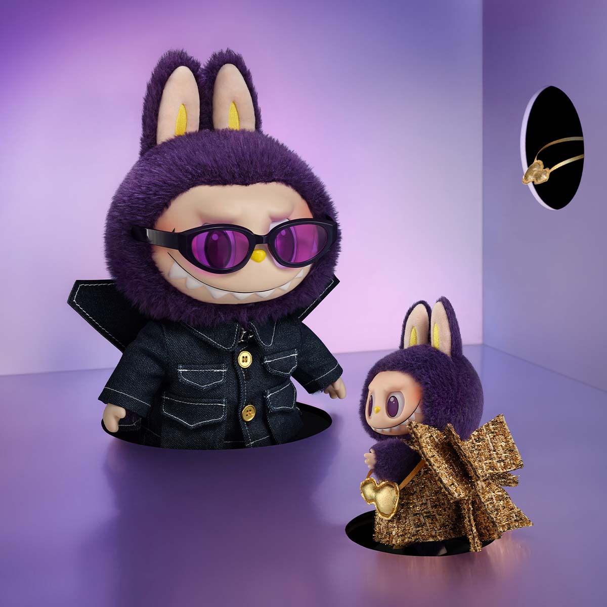 THE MONSTERS LABUBU × PRONOUNCE - WINGS OF FORTUNE Vinyl Plush Hanging Card