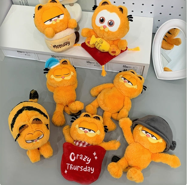 Garfield Family Working Week Series Plush Dolls