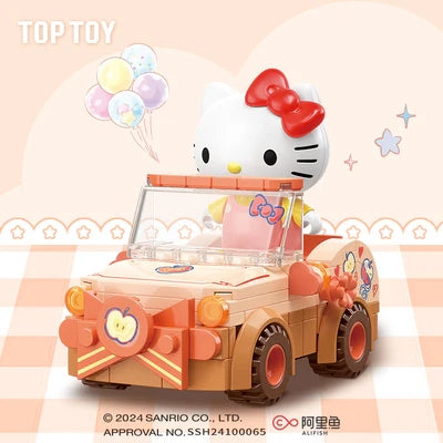 Sanrio characters Wonder Fleet Car Series Building Blocks Blind Box