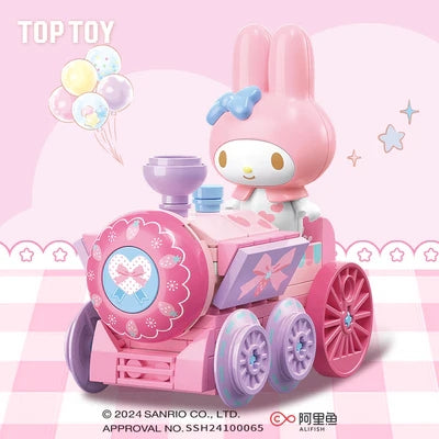 Sanrio characters Wonder Fleet Car Series Building Blocks Blind Box