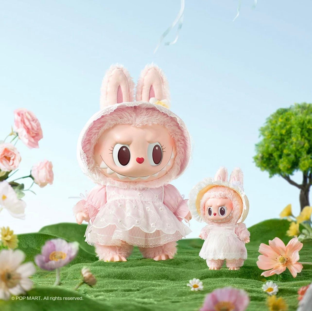THE MONSTERS LABUBU Mokoko Fall Into Spring Vinyl Plush Doll